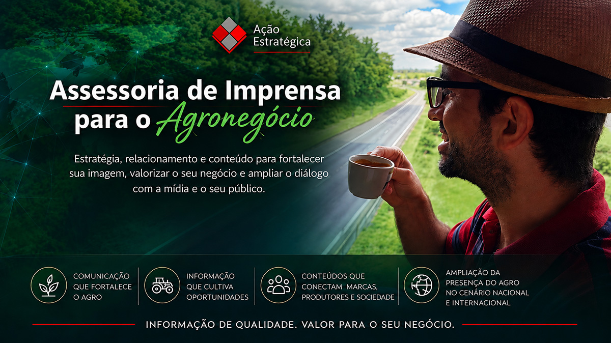 Assessoria de Imprensa para o Agronegócio slide 01