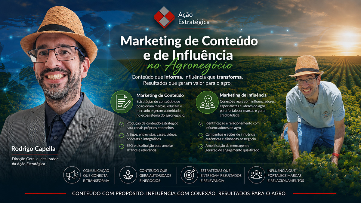 Marketing de Conteúdo e de Influência no Agronegócio serviços
